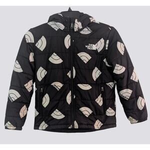 The North Face Boys Reversible Mount Chimbo Full Zip Hooded Jacket LARGE (12)